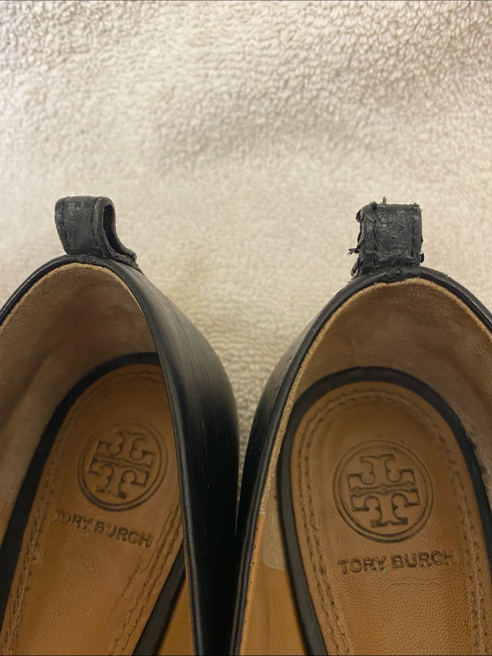 Tory Burch Mini Miller Leather Ballet Flats - Picture 5 of 11